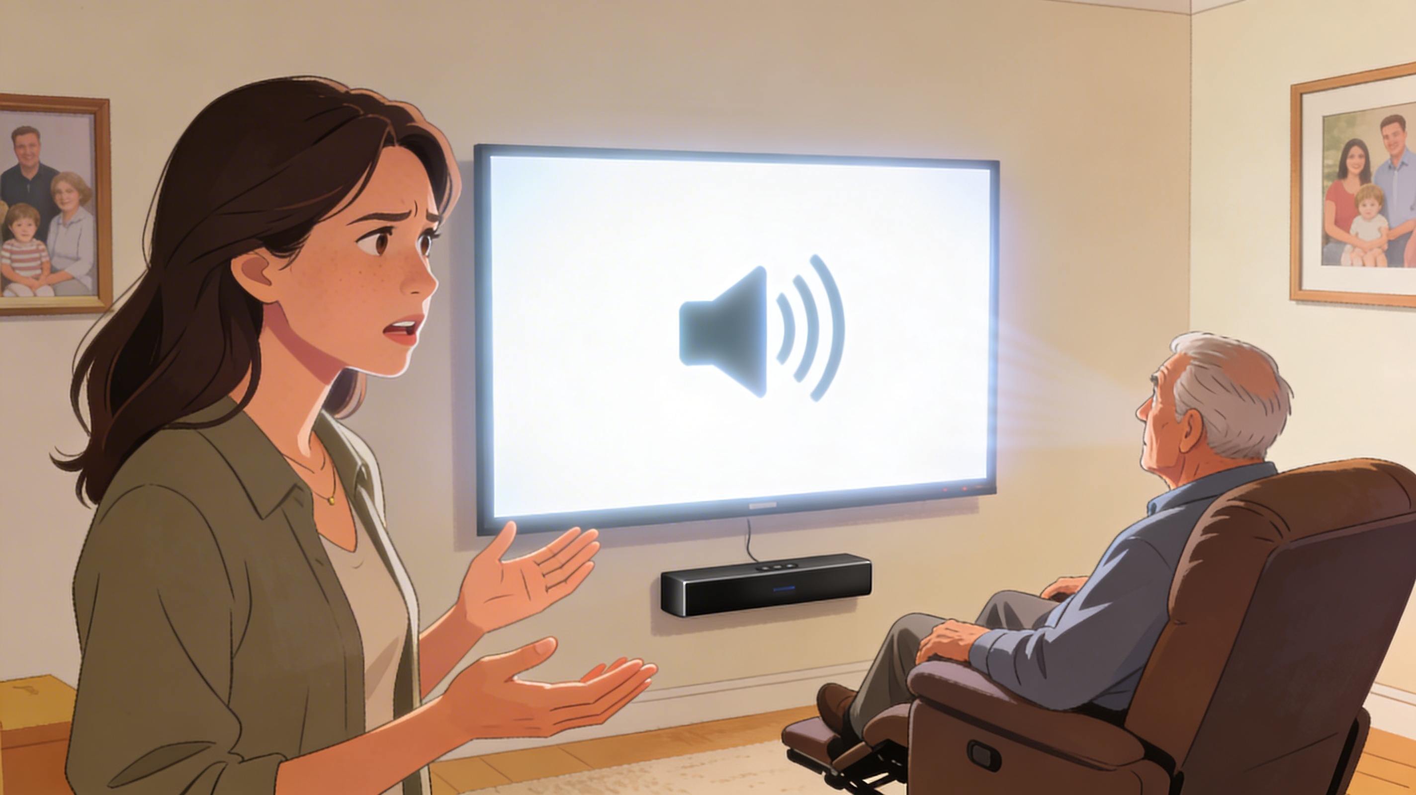 Is it your hearing or just a loud tv